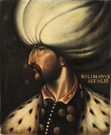 Portrait of Sultan Suleiman I the Magnificent (1494-1566), . Creator: Dell'Altissimo; Cristofano (1525-1605)