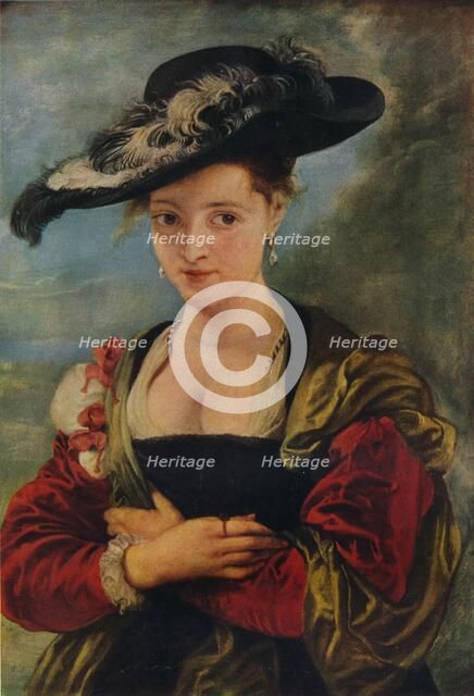 Portrait of Susanna Lunden, (Le Chapeau de Paille), c1622. (1938). Artist: Peter Paul Rubens