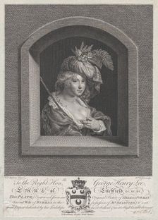 Portrait of Susanna Lunden, sister of Helena Fourment, 1763-66. Creator: William Elliot
