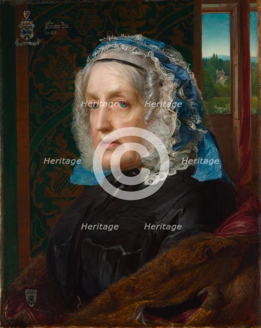 Portrait of Susanna Rose, 1862. Creator: Frederick Sandys (British, 1829-1904).