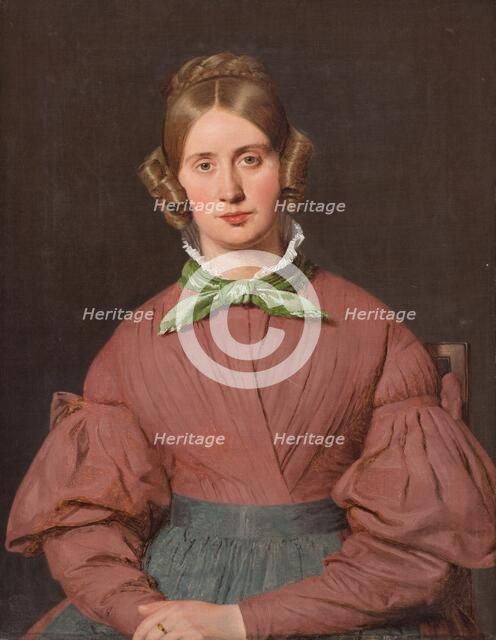 Portrait of Susanne Cecilie Kobke, née Kobke, the Artist´s Wife, 1836. Creator: Christen Købke.