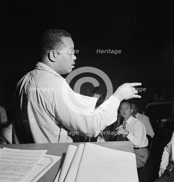 Portrait of Sy Oliver, New York, N.Y., ca. Sept. 1946. Creator: William Paul Gottlieb.