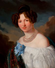 Portrait of Sydonia Henoch née Roller (Copy?), c1835. Creator: Franciszek Ksawery Lampi