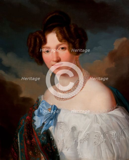 Portrait of Sydonia Henoch née Roller (Copy?), c1835. Creator: Franciszek Ksawery Lampi.