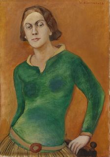 Portrait of Sylvi Kunnas, 1928. Creator: Vaino Kunnas