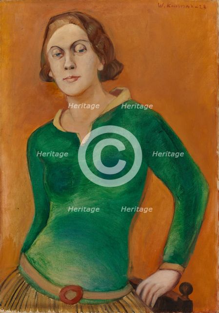 Portrait of Sylvi Kunnas, 1928. Creator: Vaino Kunnas.