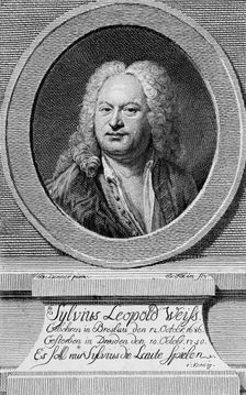 Portrait of Sylvius Leopold Weiss (1686-1750), 1750