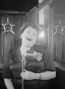 Portrait of Sylvia Syms, Little Casino(?), New York, N.Y., ca. June 1947. Creator: William Paul Gottlieb