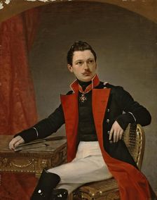 Portrait of P.A.Balashov, 1843. Creator: Pimen Orlov