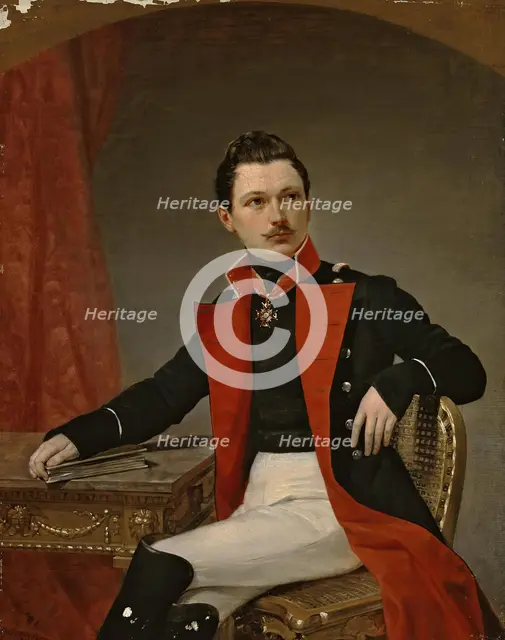 Portrait of P.A.Balashov, 1843. Creator: Pimen Orlov.
