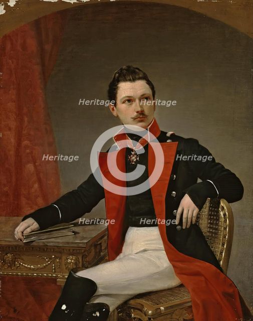 Portrait of P.A.Balashov, 1843. Creator: Pimen Orlov.