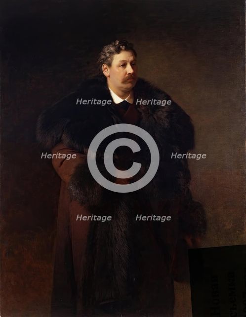 Portrait of P.A. Zubov, 1873. Creator: Johann Köler.