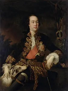 Portrait of P.B. Sheremetev, 1753. Creator: Ivan Argunov