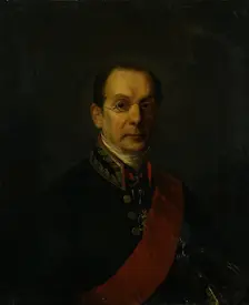 Portrait of P.F. Brock, 1861. Creator: Nikanor Tyutryumov