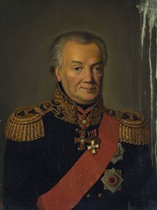 Portrait of P. Kartsev, 1824. Creator: Alexander Fomin