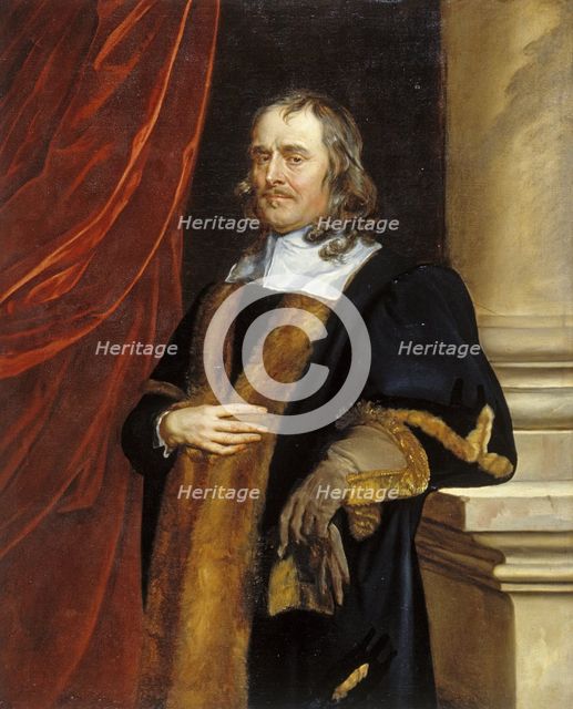 Portrait of P. Lenéve, Alderman of Norwich, 1656-1658. Creator: Peter Lely.