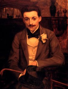 Portrait of P.Louys c1861-1942. Artist: Jacques Emile Blanche