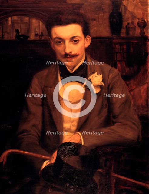 'Portrait of P.Louys', c1861-1942. Artist: Jacques Emile Blanche