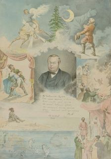 Portrait of P.P. Ershov, 1862. Creator: Mikhail Znamensky