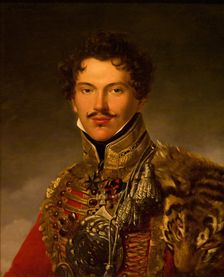 Portrait of P.P. Lachinov, 1821. Creator: Henri-Francois Riesener