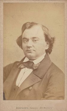 Portrait of Poet Nikolay Fyodorovich Shcherbina (1821-1869) , c1860. Creator: Levitsky, Sergei Lvovich (1819-1898)