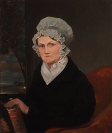 Portrait of Polly Sutton Catlin, 1840s. Creator: George Catlin