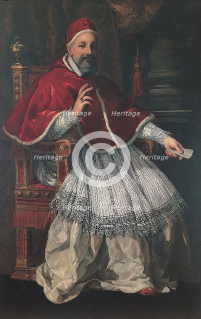 Portrait of Pope Urban VIII, 1624-1626. Creator: Cortona, Pietro da (1596-1669).