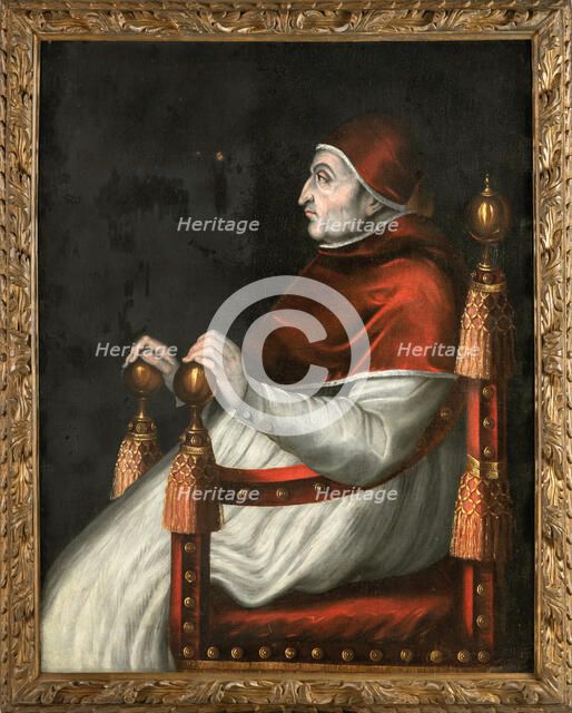 Portrait of Pope Alexander VI (1431-1503), . Creator: Dell'Altissimo, Cristofano (1525-1605).