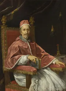 Portrait of Pope Clement IX (1600-1669), 1669. Creator: Carlo Maratti