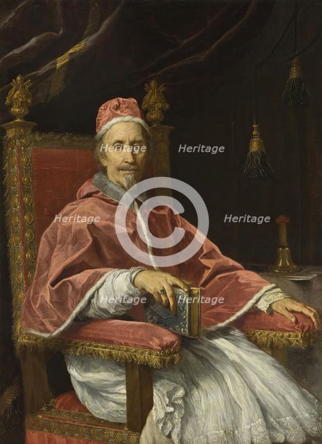 Portrait of Pope Clement IX (1600-1669), 1669. Creator: Carlo Maratti.