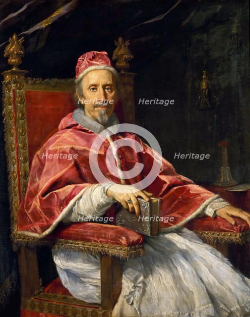 Portrait of Pope Clement IX (1600-1669), 1669. Creator: Maratta, Carlo (1625-1713).