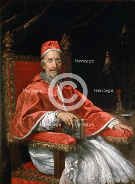 'Portrait of Pope Clement IX', 1669. Creator: Carlo Maratti.