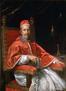 Portrait of Pope Clement IX 1669. Creator: Carlo Maratti