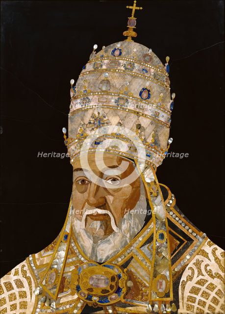 Portrait of Pope Clement VIII (Ippolito Aldobrandini), 1600-1601. Creator: Jacopo Ligozzi.