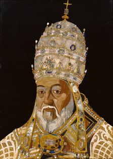 Portrait of Pope Clement VIII (Ippolito Aldobrandini), 1600-1601. Creator: Jacopo Ligozzi