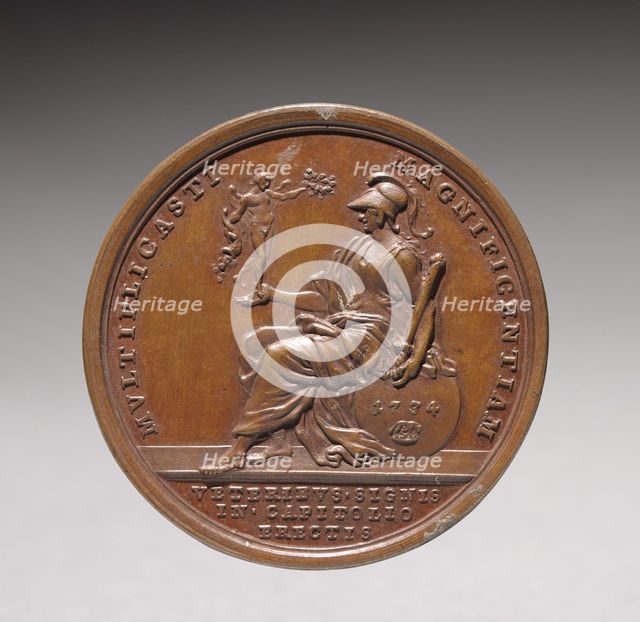 Portrait of Pope Clement XII Corsini (reverse), 1734. Creator: Ottone Hamerani (Italian, 1694-1761).