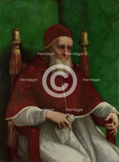 Portrait of Pope Julius II, 1511. Artist: Raphael (1483-1520)