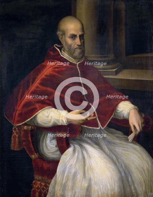 Portrait of Pope Marcellus II (1501-1555). Creator: Anonymous.