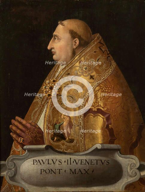 Portrait of Pope Paul II (1417-1471) , c1530. Creator: Anonymous.