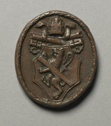 Portrait of Pope Paul II Barbo (reverse), c. 1468. Creator: Cristoforo di Geremia (Italian, active 1456-76)