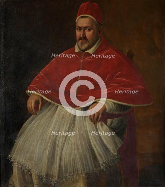Portrait of Pope Paul V (1552-1621) Copy after Caravaggio, after 1605. Creator: Leoni; Lodovico (1531-1606).