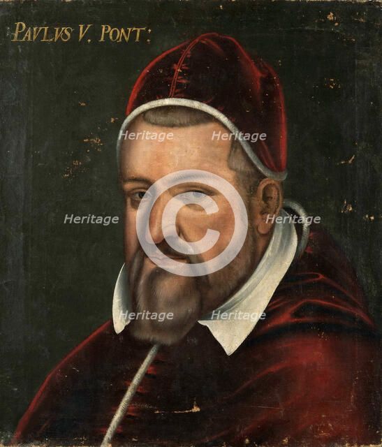Portrait of Pope Paul V (1552-1621). Creator: Anonymous.