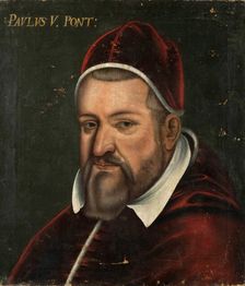 Portrait of Pope Paul V (1552-1621). Creator: Anonymous