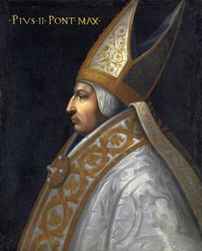 Portrait of Pope Pius II (Enea Silvio Piccolomini), 1686. Creator: Anon