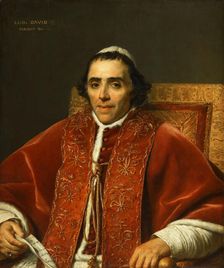 Portrait of Pope Pius VII (1742-1823) , 1805. Creator: David, Jacques Louis (1748-1825)
