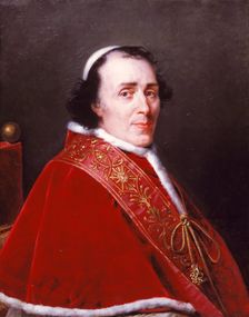 Portrait of Pope Pius VII, 1805. Creator: Robert Lefevre