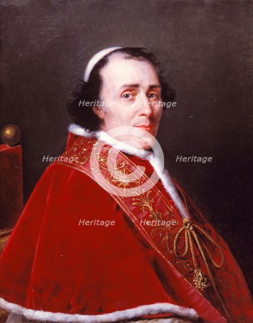 Portrait of Pope Pius VII, 1805. Creator: Robert Lefevre.