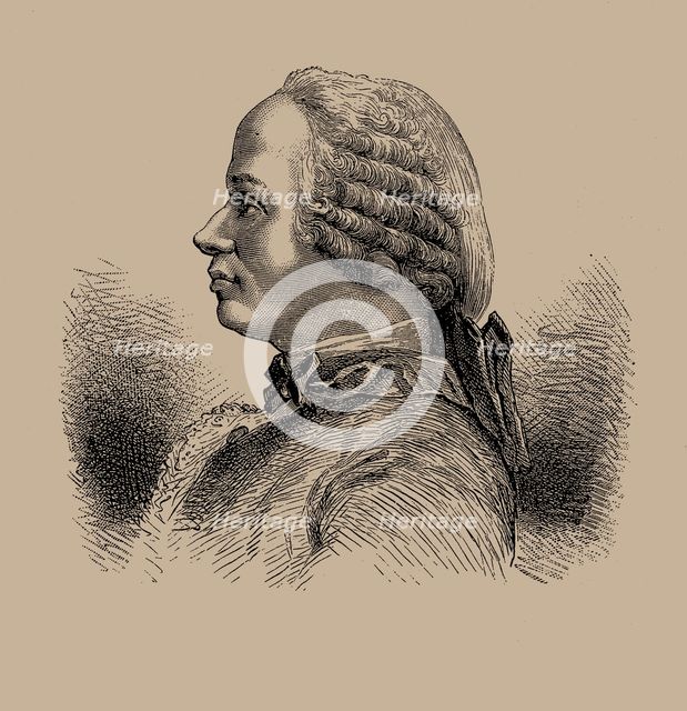 Portrait of Portrait of Jean le Rond D'Alembert (1717-1783), .