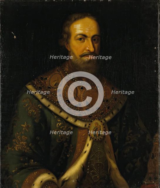 Portrait of Patriarch Filaret, (Romanov), late 18th - early 19th century. Creator: Unknown.