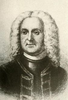 Portrait of Patrick Gordon, Colonial Governor c1690, (1937). Creator: Unknown